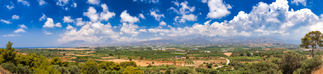 Fototapeta na wymiar Crete Island panorama