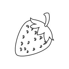 strawberry fruit icon