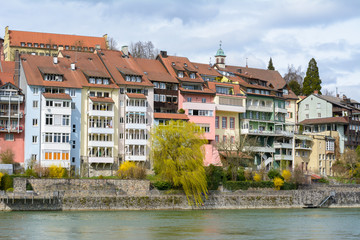 Laufenburg am Rhein in der Schweiz und Deutschland