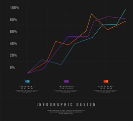 Vector infographic template. Business concept for content, diagram, flowchart, steps, parts, timeline infographics, workflow layout, chart