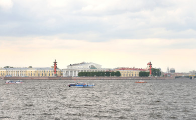 Spit of Vasilyevsky Island and Neva River.