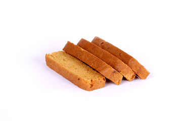 crispy rusk on white