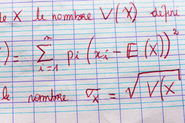 formules mathématiques
