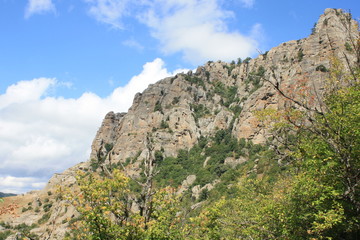 Fototapeta na wymiar demerdzhi mountain