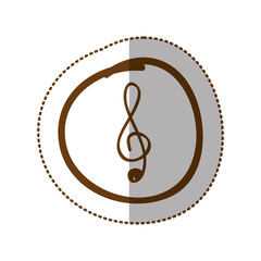 symbol music sign icon, vector illustration design