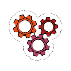 gears wheels icon