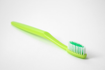 toothbrushes isolated on white