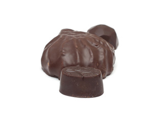 Chocolate isolated on white background