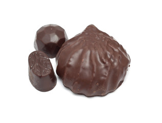 Chocolate isolated on white background