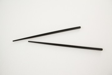 Pair of black chopsticks