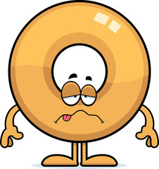 Sick Cartoon Doughnut