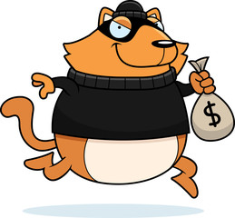 Cartoon Cat Burglar