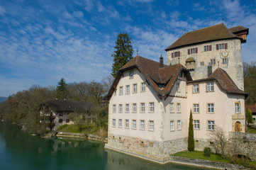 Fototapeta na wymiar the medieval Castle Rötteln in Hohentengen, Germany