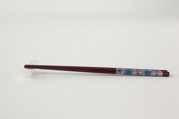 Pair of brown chopsticks