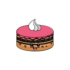 kawaii cake icon