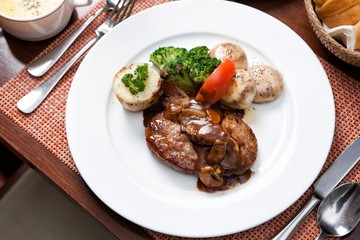 hamburger steak