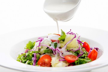 A vegetable salad	