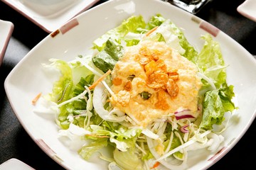 A vegetable salad	