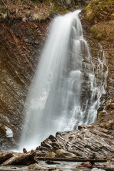 High mountain stream water