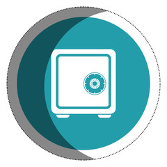 safe box isolated icon