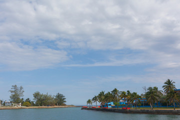 Fototapeta na wymiar Tropical island. Beach. Recreation. Varadero