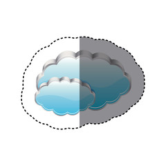 cound data network icon, vector illustration design