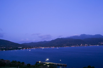 Dominica Purple Evening Island View 