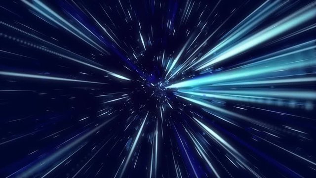Light speed tunnel background loop