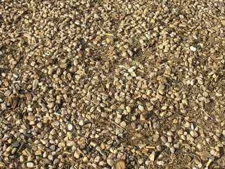 little round peebles gravel texture