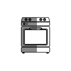 kitchen oven isolated icon