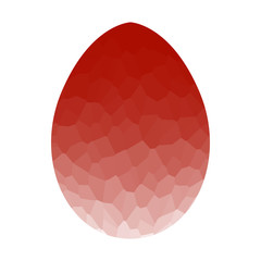 Isolated easter egg on a white background, Vector illustration