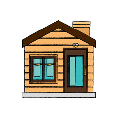 house exterior isolated icon