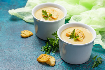 Vegetable soup puree