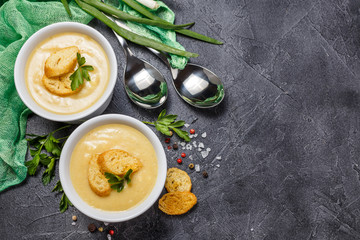 Vegetable soup puree