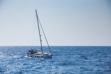 sailboat on the sea