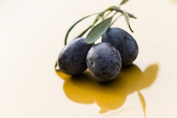 Fresh raw olives