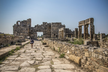 Ancient graves - Pamukale Turkey