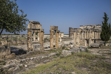 Ancient graves - Pamukale Turkey