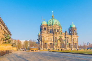 Beautiful view of historic Berlin Cathedral (Berliner Dom) at famous Museumsinsel (Museum Island) © Tracy Ben