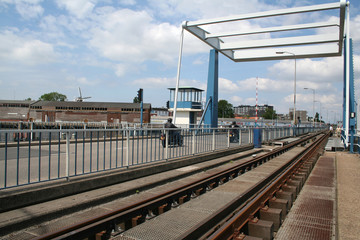 Fototapeta premium Delfzijl, view on the industrial harbor