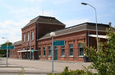 Delfzijl the railway station