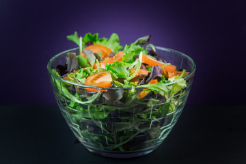 Green salad. Vitamins and a healthy diet. Healthy lifestyle. Spring Is Coming