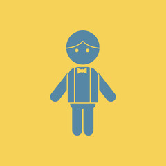 child, cute boy in classic elegant suit