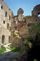 Fototapeta na wymiar Fort ruins, Likava, Slovakia