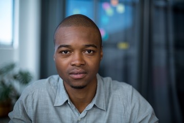 Fototapeta premium Portrait of male graphic designer