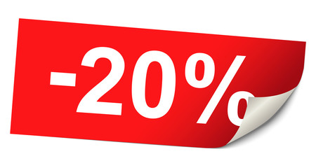 - 20 Prozent Sticker