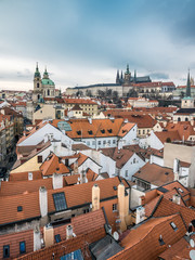 Naklejka na ściany i meble Hradcany and St. Nicholas Church in Prague