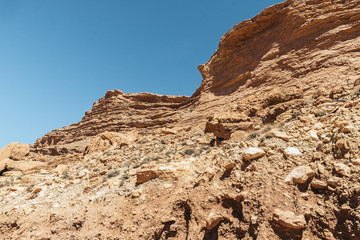 Fototapeta premium Dry rock mountainous desert.