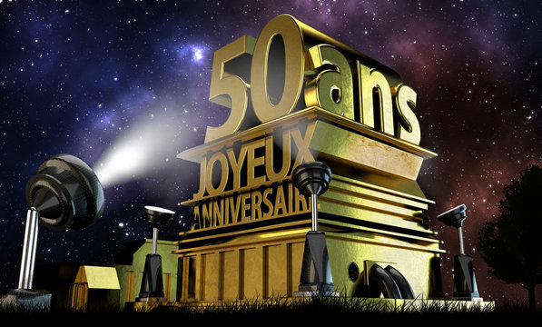 50 ans joyeux anniversaire