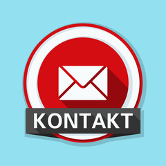 Mail Contact button illustration (non-English text - Contact)